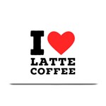 I love latte coffee Plate Mats