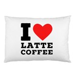 I love latte coffee Pillow Case