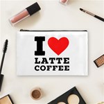 I love latte coffee Cosmetic Bag (Medium)