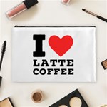 I love latte coffee Cosmetic Bag (Large)