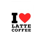 I love latte coffee Memory Card Reader (Rectangular)