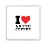 I love latte coffee Memory Card Reader (Square)