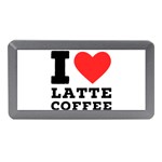 I love latte coffee Memory Card Reader (Mini)