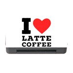 I love latte coffee Memory Card Reader with CF