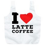 I love latte coffee Full Print Recycle Bag (XL)