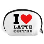 I love latte coffee Accessory Pouch (Large)