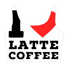 I love latte coffee Midi Sleeveless Dress from ArtsNow.com Top Front