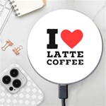 I love latte coffee Wireless Fast Charger(White)