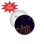 Skyscraper-town-urban-towers 1.75  Buttons (10 pack)