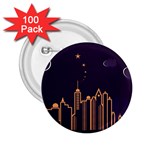 Skyscraper-town-urban-towers 2.25  Buttons (100 pack) 