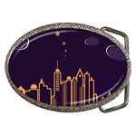 Skyscraper-town-urban-towers Belt Buckles