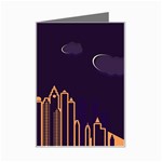 Skyscraper-town-urban-towers Mini Greeting Card
