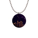 Skyscraper-town-urban-towers 1  Button Necklace