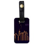 Skyscraper-town-urban-towers Luggage Tag (one side)