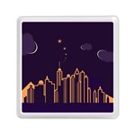 Skyscraper-town-urban-towers Memory Card Reader (Square)