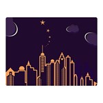 Skyscraper-town-urban-towers Two Sides Premium Plush Fleece Blanket (Mini)