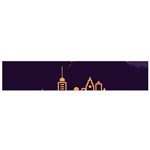 Skyscraper-town-urban-towers Small Premium Plush Fleece Scarf