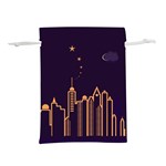 Skyscraper-town-urban-towers Lightweight Drawstring Pouch (M)