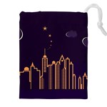 Skyscraper-town-urban-towers Drawstring Pouch (4XL)