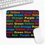 Red-yellow-blue-green-purple Large Mousepad