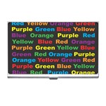 Red-yellow-blue-green-purple Business Card Holder