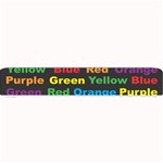 Red-yellow-blue-green-purple Small Bar Mat