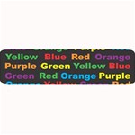 Red-yellow-blue-green-purple Large Bar Mat