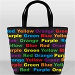 Red-yellow-blue-green-purple Bucket Bag