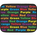 Red-yellow-blue-green-purple Fleece Blanket (Mini)