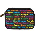 Red-yellow-blue-green-purple Digital Camera Leather Case