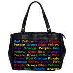 Red-yellow-blue-green-purple Oversize Office Handbag