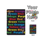 Red-yellow-blue-green-purple Playing Cards 54 Designs (Mini)