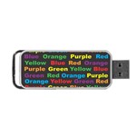 Red-yellow-blue-green-purple Portable USB Flash (Two Sides)