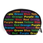 Red-yellow-blue-green-purple Accessory Pouch (Large)