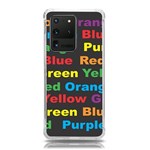 Red-yellow-blue-green-purple Samsung Galaxy S20 Ultra 6.9 Inch TPU UV Case