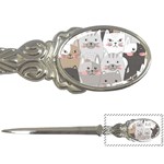 Cute Cats Seamless Pattern Letter Opener