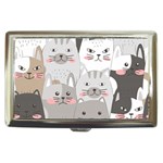 Cute Cats Seamless Pattern Cigarette Money Case