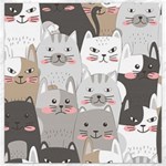 Cute Cats Seamless Pattern Canvas 12  x 12 