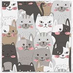 Cute Cats Seamless Pattern Canvas 16  x 16 