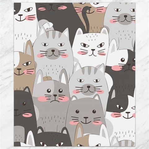 Cute Cats Seamless Pattern Canvas 20  x 24  from ArtsNow.com 19.57 x23.15  Canvas - 1