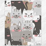 Cute Cats Seamless Pattern Canvas 11  x 14 