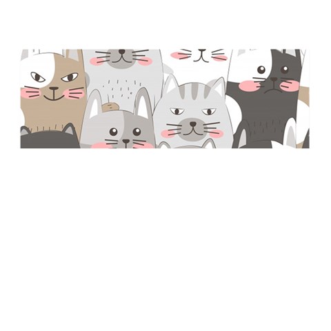 Cute Cats Seamless Pattern Memory Card Reader (Stick) from ArtsNow.com Front
