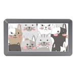 Cute Cats Seamless Pattern Memory Card Reader (Mini)