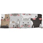 Cute Cats Seamless Pattern Body Pillow Case (Dakimakura)