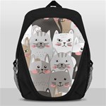 Cute Cats Seamless Pattern Backpack Bag