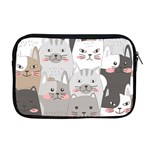 Cute Cats Seamless Pattern Apple MacBook Pro 17  Zipper Case