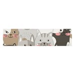 Cute Cats Seamless Pattern Banner and Sign 4  x 1 