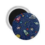 Cat-cosmos-cosmonaut-rocket 2.25  Magnets