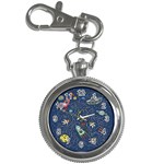 Cat-cosmos-cosmonaut-rocket Key Chain Watches