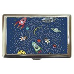 Cat-cosmos-cosmonaut-rocket Cigarette Money Case